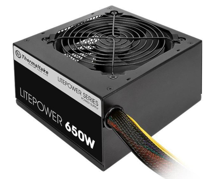Zasilacz THERMALTAKE Litepower II Black 650W (Active PFC, 2xPEG, 120mm, Single Rail)